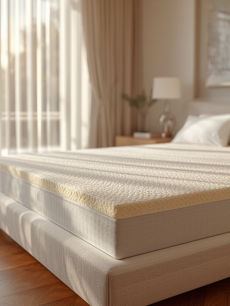 linenspa memory foam mattress topper details