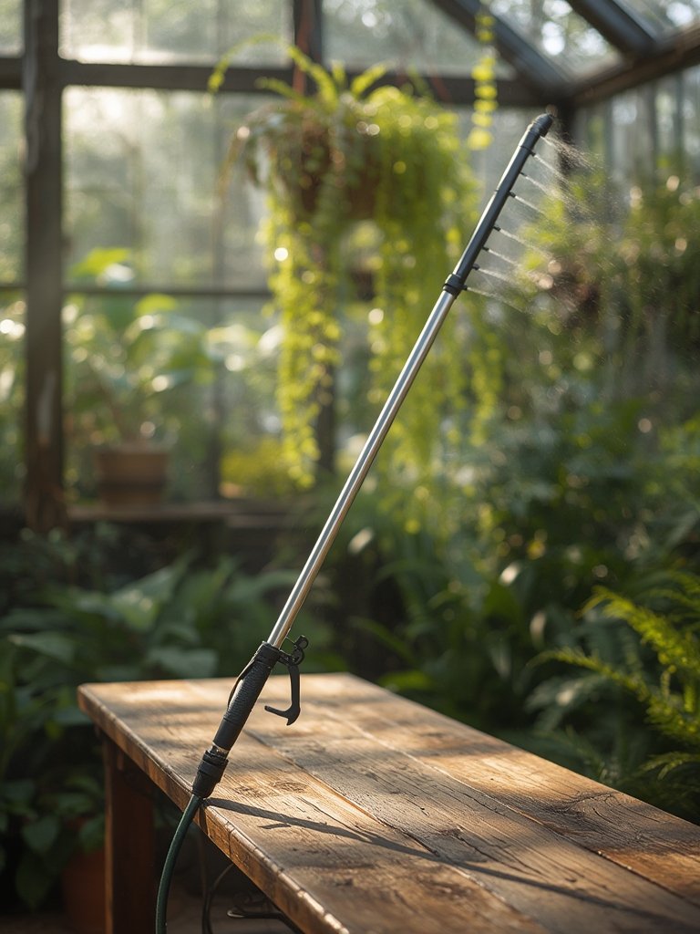 long metal garden watering wand details