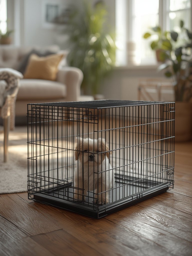 18 inch dog crate details