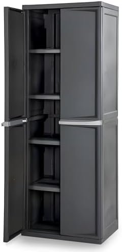 Sterilite 4 Shelf Cabinet: 7 Proven Strategies for Best Organization 7 310ieNttqFL. AC AllThingsReviews