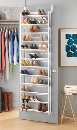 Over The Door Shoe Organizer: 12 Tier Heavy Duty Metal & Mesh Review 4 41h5y46yH1L. AC AllThingsReviews