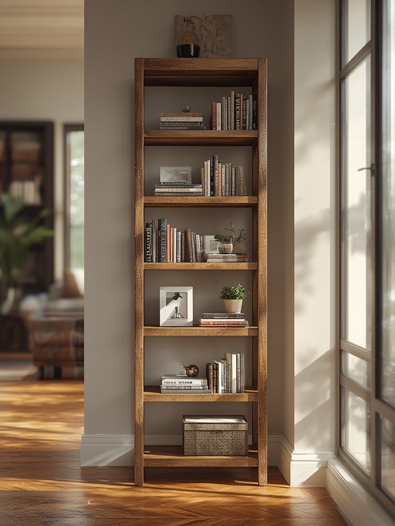 70 inch bookcase details
