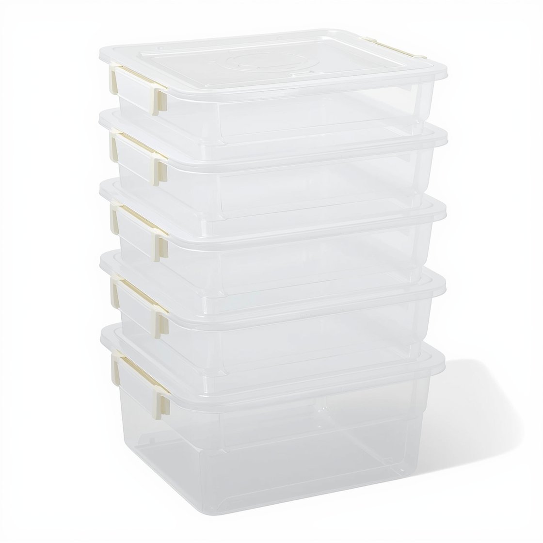 Rubbermaid Cleverstore Clear 32 Qt Storage Bins