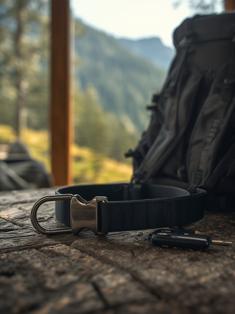 dog running belt details