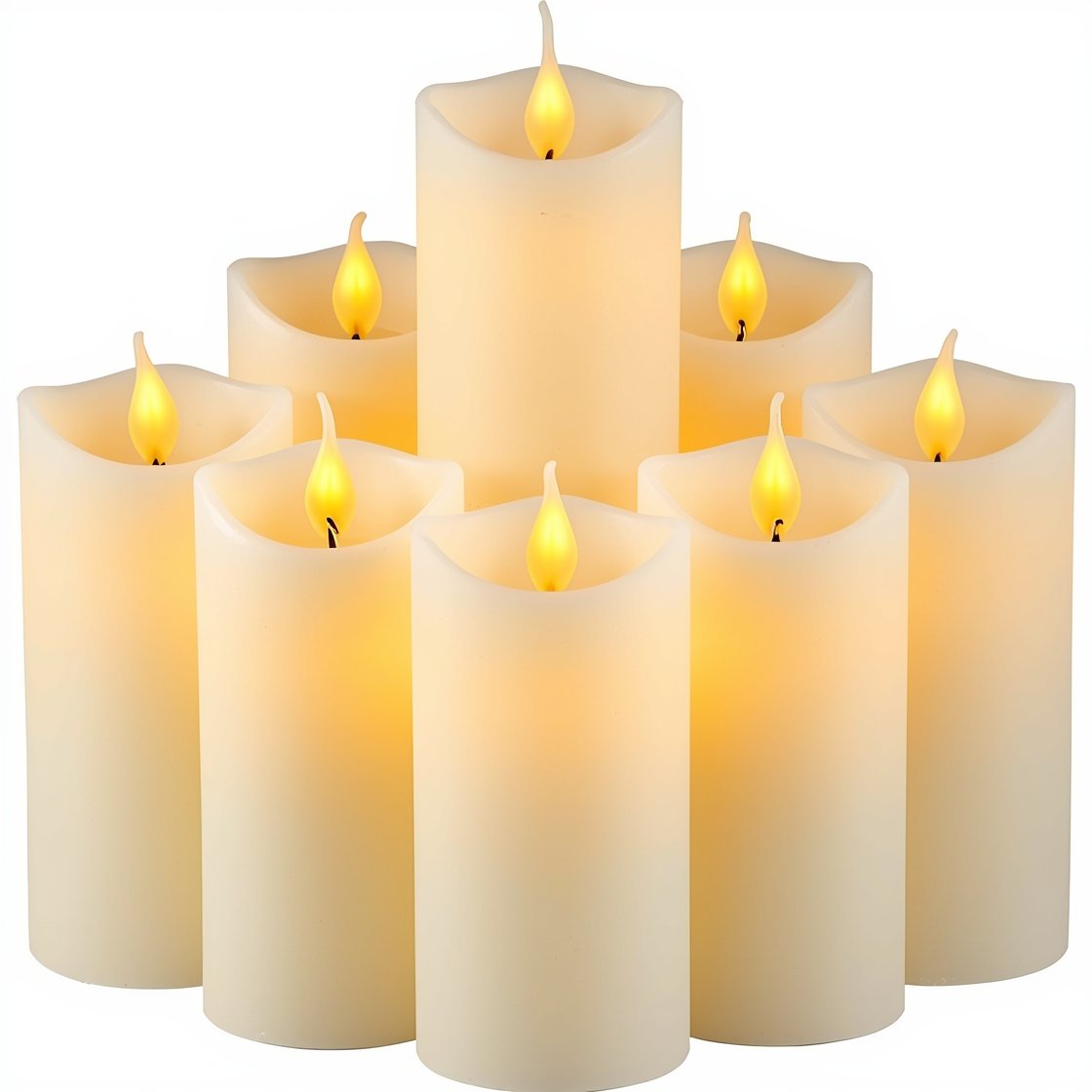 flameless taper candles