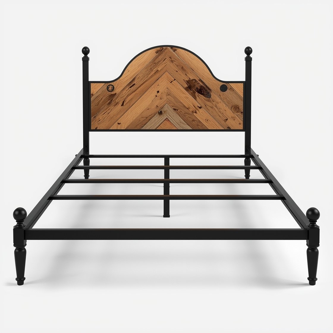 queen size metal platform bed frame